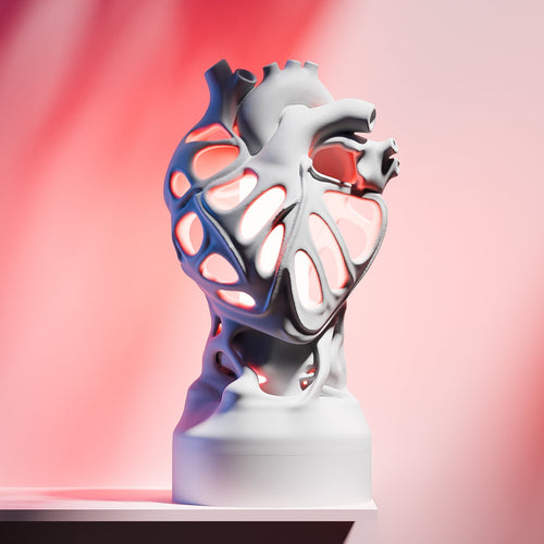 The Skeletal heart lamp